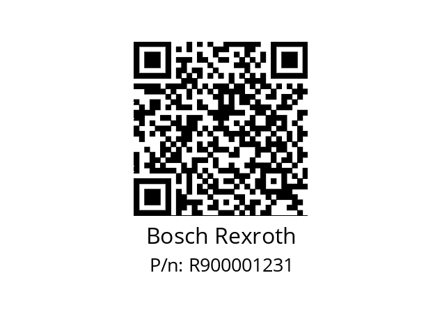   Bosch Rexroth R900001231