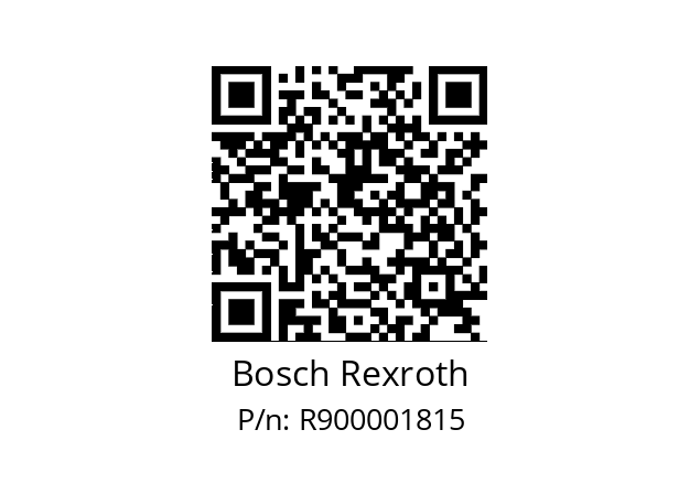   Bosch Rexroth R900001815