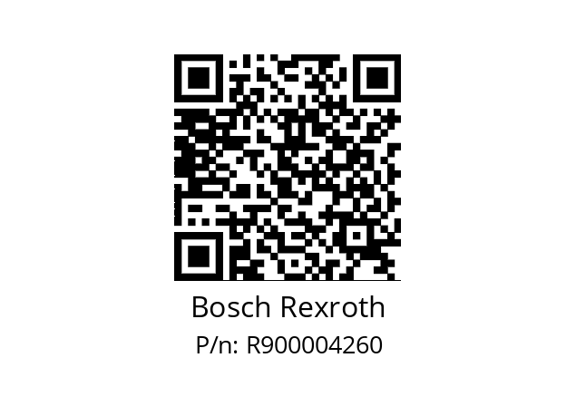   Bosch Rexroth R900004260