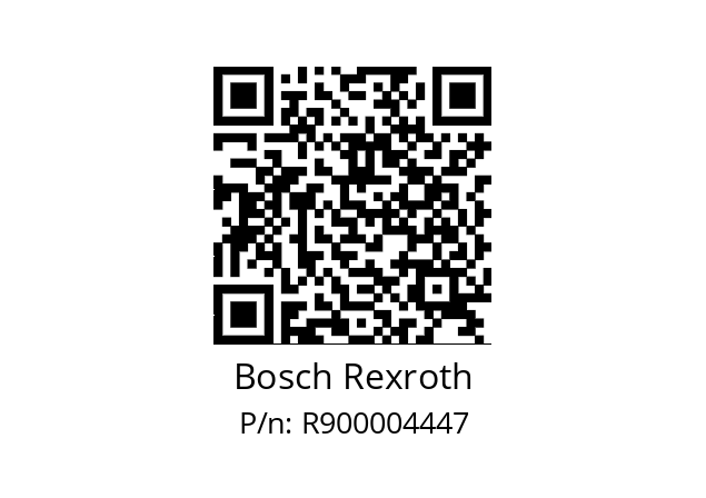   Bosch Rexroth R900004447