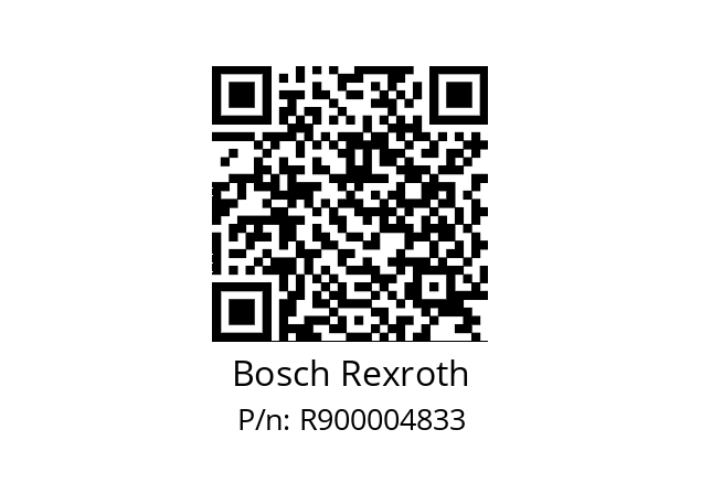   Bosch Rexroth R900004833