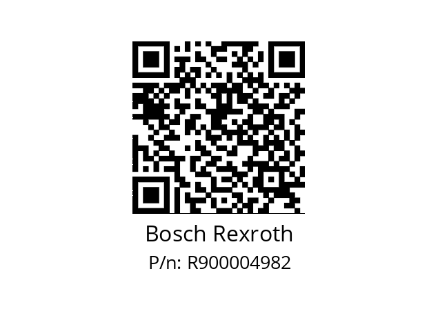   Bosch Rexroth R900004982