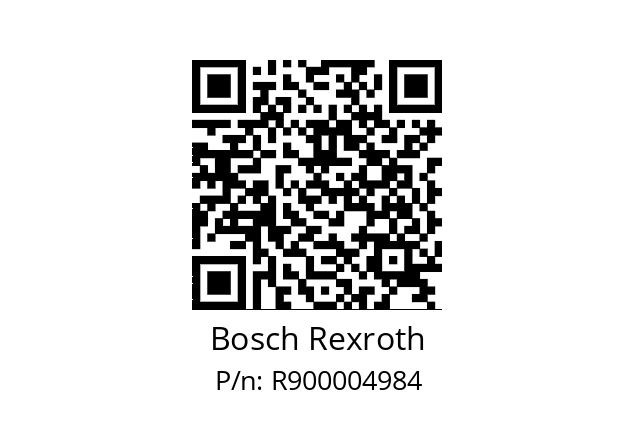   Bosch Rexroth R900004984