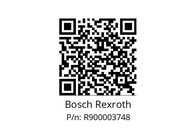   Bosch Rexroth R900003748