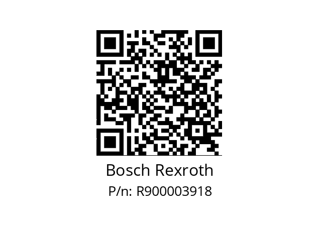   Bosch Rexroth R900003918