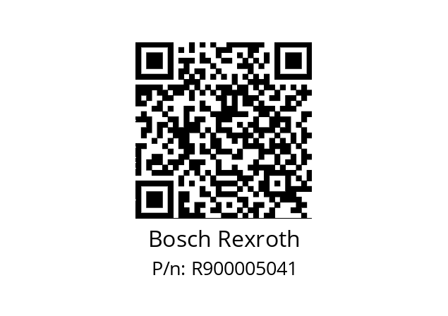   Bosch Rexroth R900005041