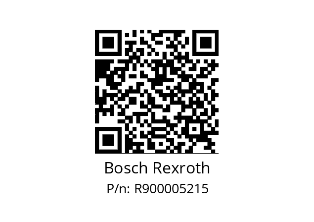   Bosch Rexroth R900005215