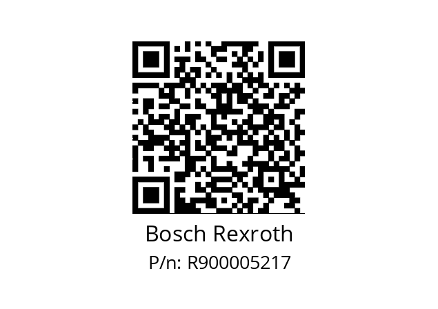   Bosch Rexroth R900005217