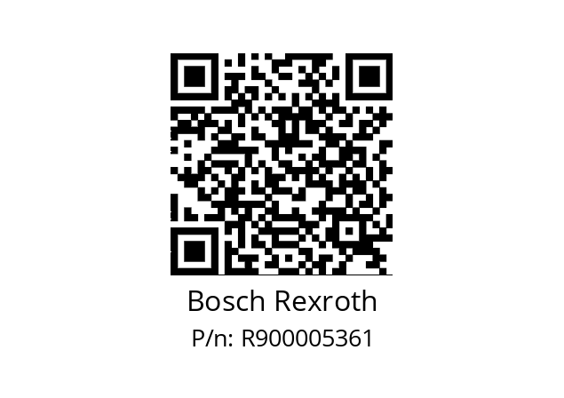   Bosch Rexroth R900005361