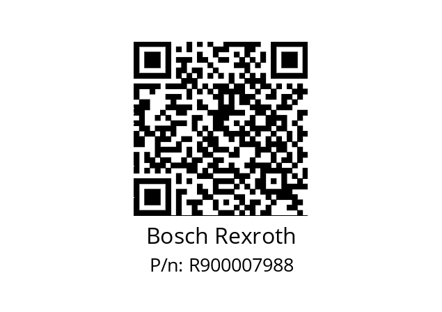   Bosch Rexroth R900007988