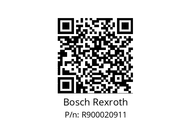   Bosch Rexroth R900020911