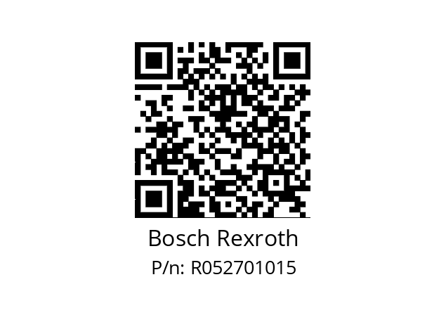   Bosch Rexroth R052701015