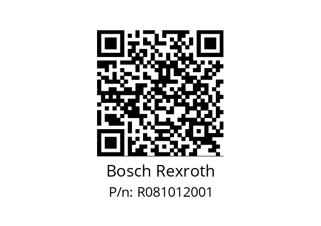   Bosch Rexroth R081012001