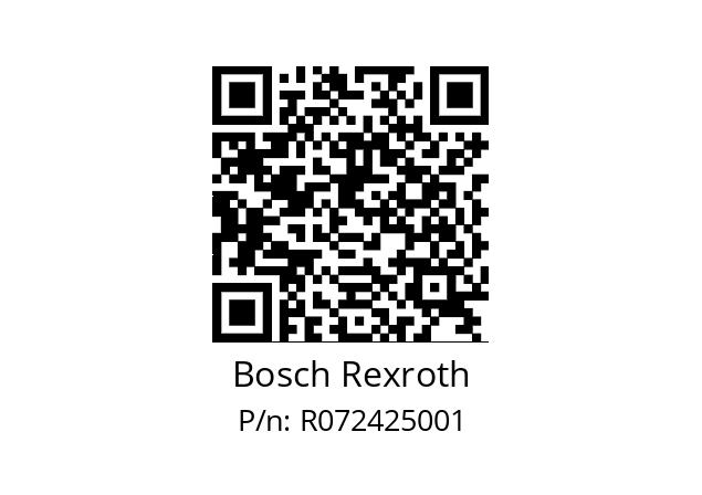   Bosch Rexroth R072425001