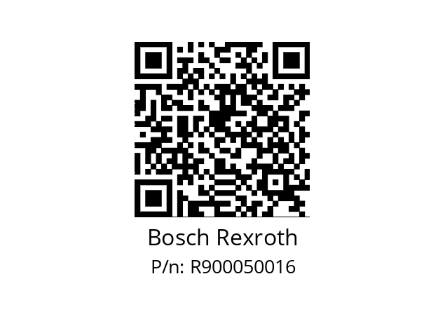   Bosch Rexroth R900050016