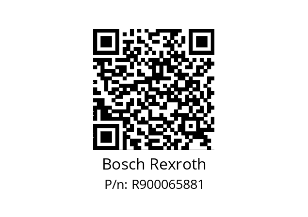   Bosch Rexroth R900065881