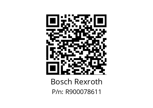   Bosch Rexroth R900078611