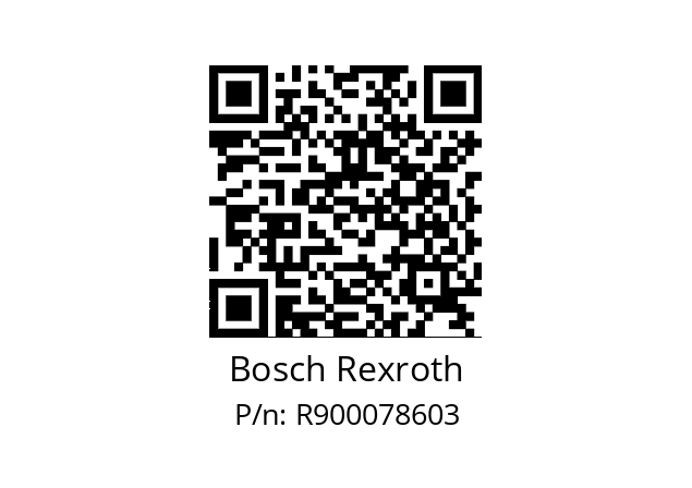   Bosch Rexroth R900078603