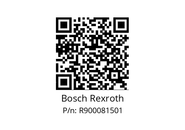   Bosch Rexroth R900081501