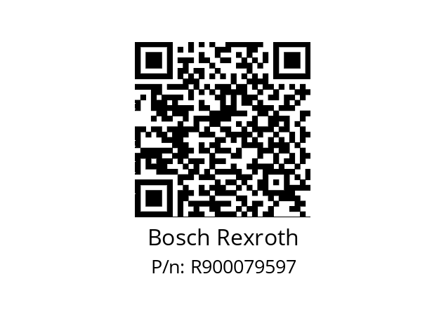   Bosch Rexroth R900079597