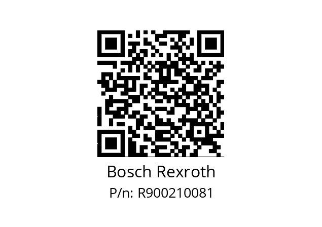   Bosch Rexroth R900210081