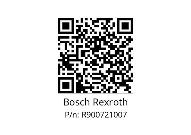   Bosch Rexroth R900721007