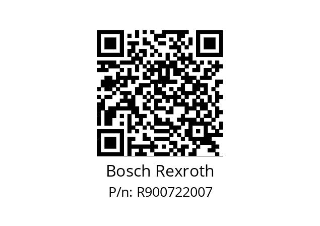   Bosch Rexroth R900722007