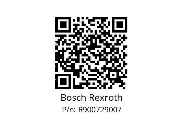   Bosch Rexroth R900729007