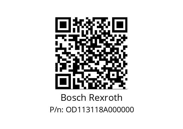   Bosch Rexroth OD113118A000000