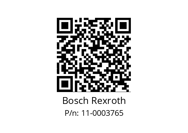   Bosch Rexroth 11-0003765