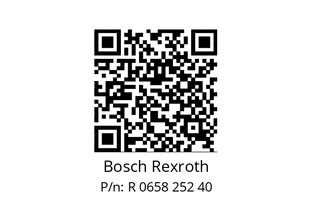   Bosch Rexroth R 0658 252 40