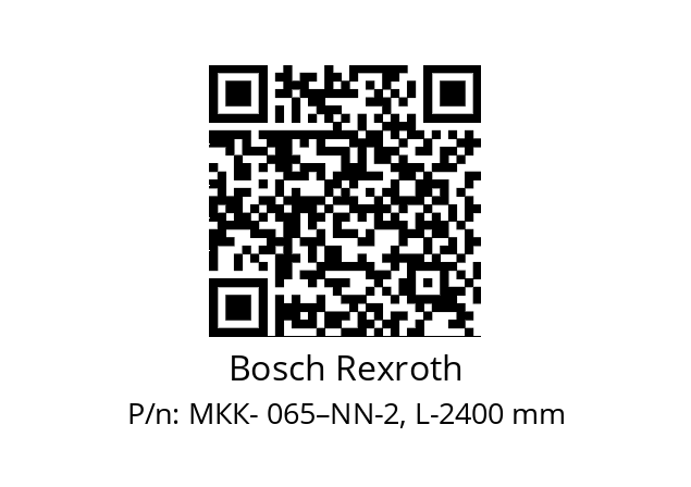   Bosch Rexroth МКК- 065–NN-2, L-2400 mm