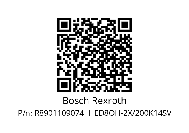   Bosch Rexroth R8901109074  HED8OH-2X/200K14SV