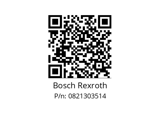   Bosch Rexroth 0821303514