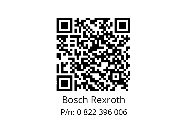   Bosch Rexroth 0 822 396 006