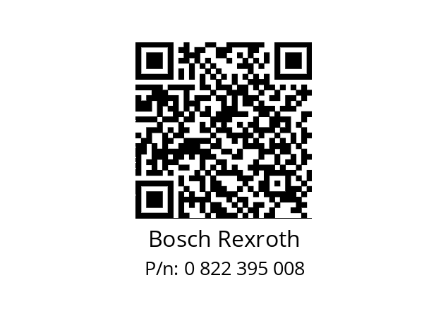   Bosch Rexroth 0 822 395 008