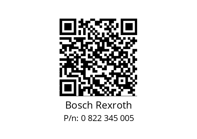   Bosch Rexroth 0 822 345 005