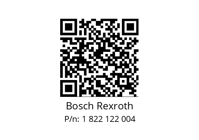   Bosch Rexroth 1 822 122 004