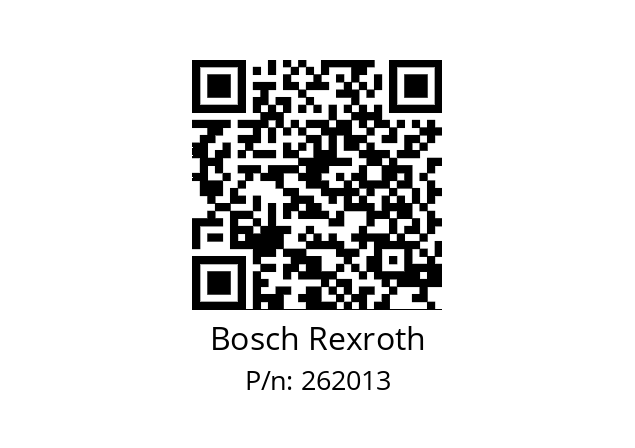   Bosch Rexroth 262013