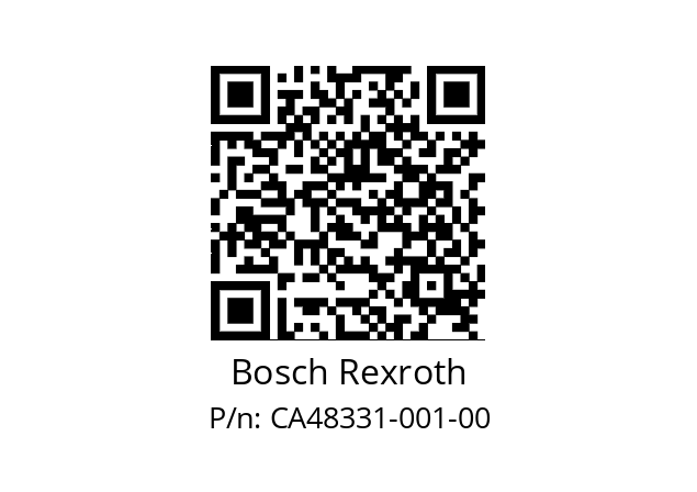   Bosch Rexroth CA48331-001-00