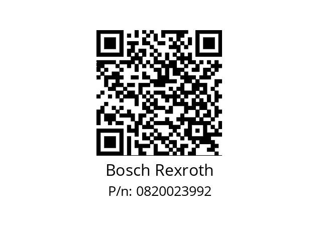   Bosch Rexroth 0820023992