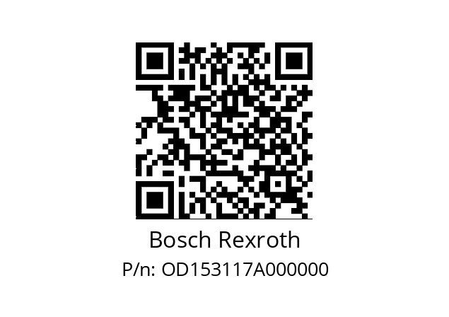   Bosch Rexroth OD153117A000000