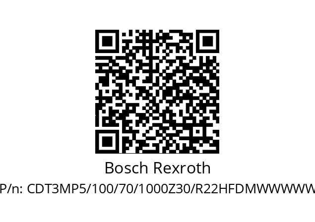   Bosch Rexroth CDT3MP5/100/70/1000Z30/R22HFDMWWWWW