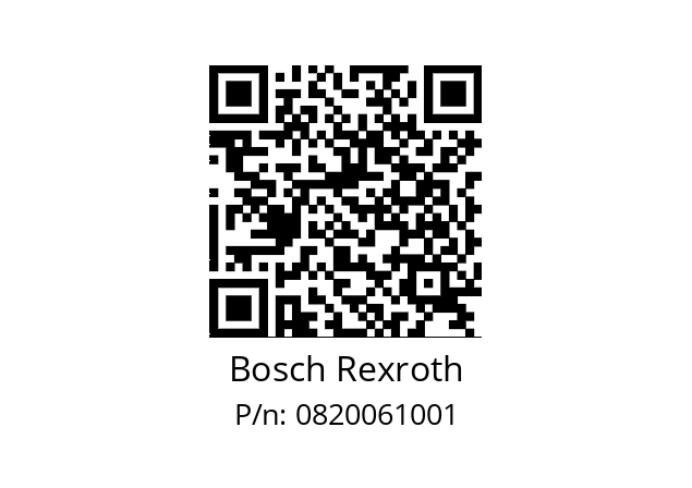   Bosch Rexroth 0820061001