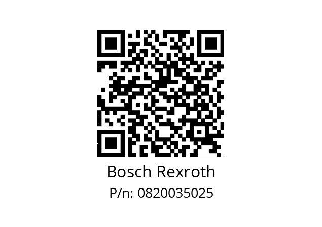   Bosch Rexroth 0820035025