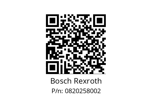   Bosch Rexroth 0820258002