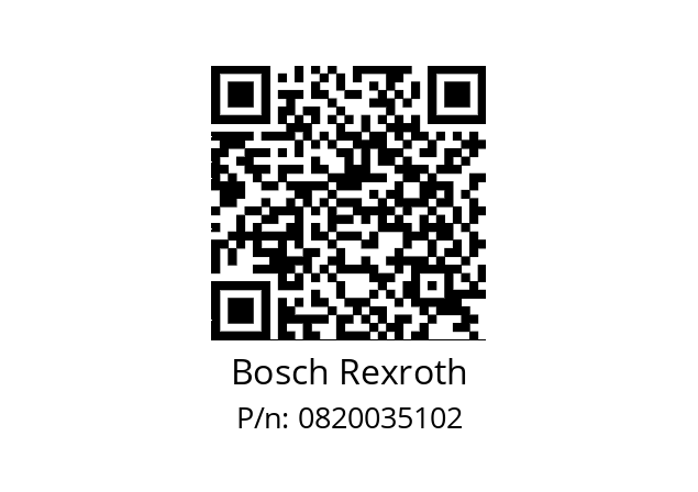   Bosch Rexroth 0820035102