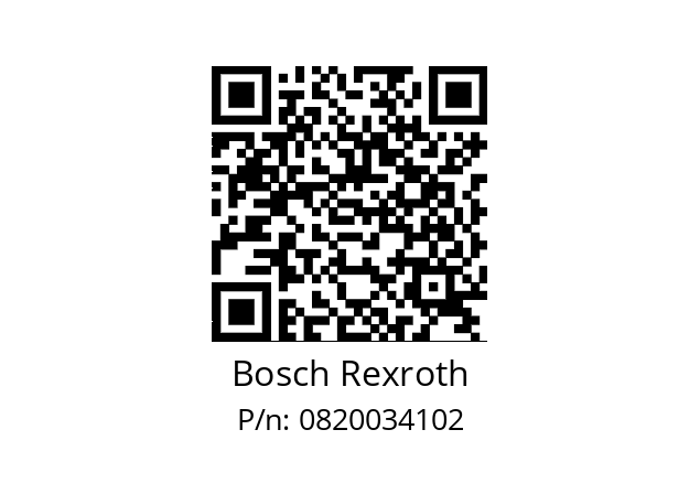   Bosch Rexroth 0820034102