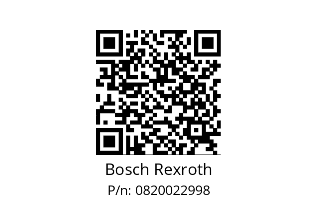   Bosch Rexroth 0820022998