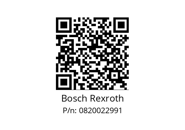   Bosch Rexroth 0820022991